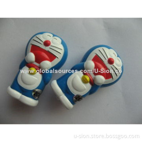 Customized Cartoon Plastic USB Flash Drive, Promotional Gifts or Collections, OEM Orders are Welcome